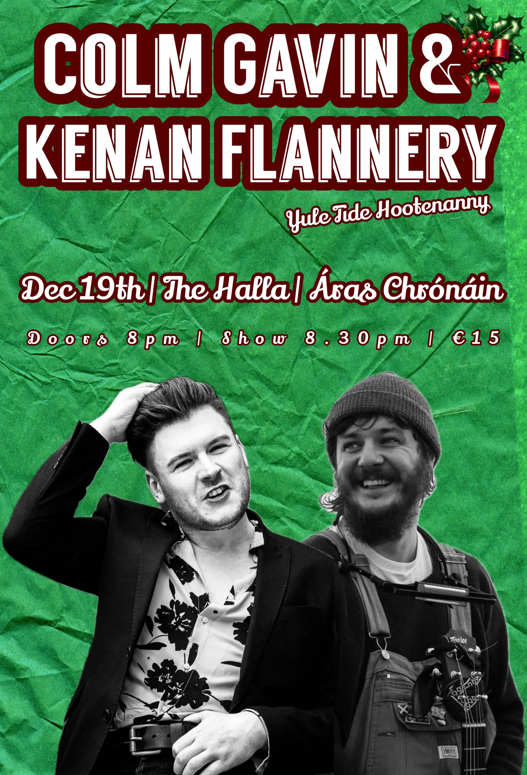 Colm Gavin & Kenan Flannery Yule tide hootenanny Aoine 19.12.2025