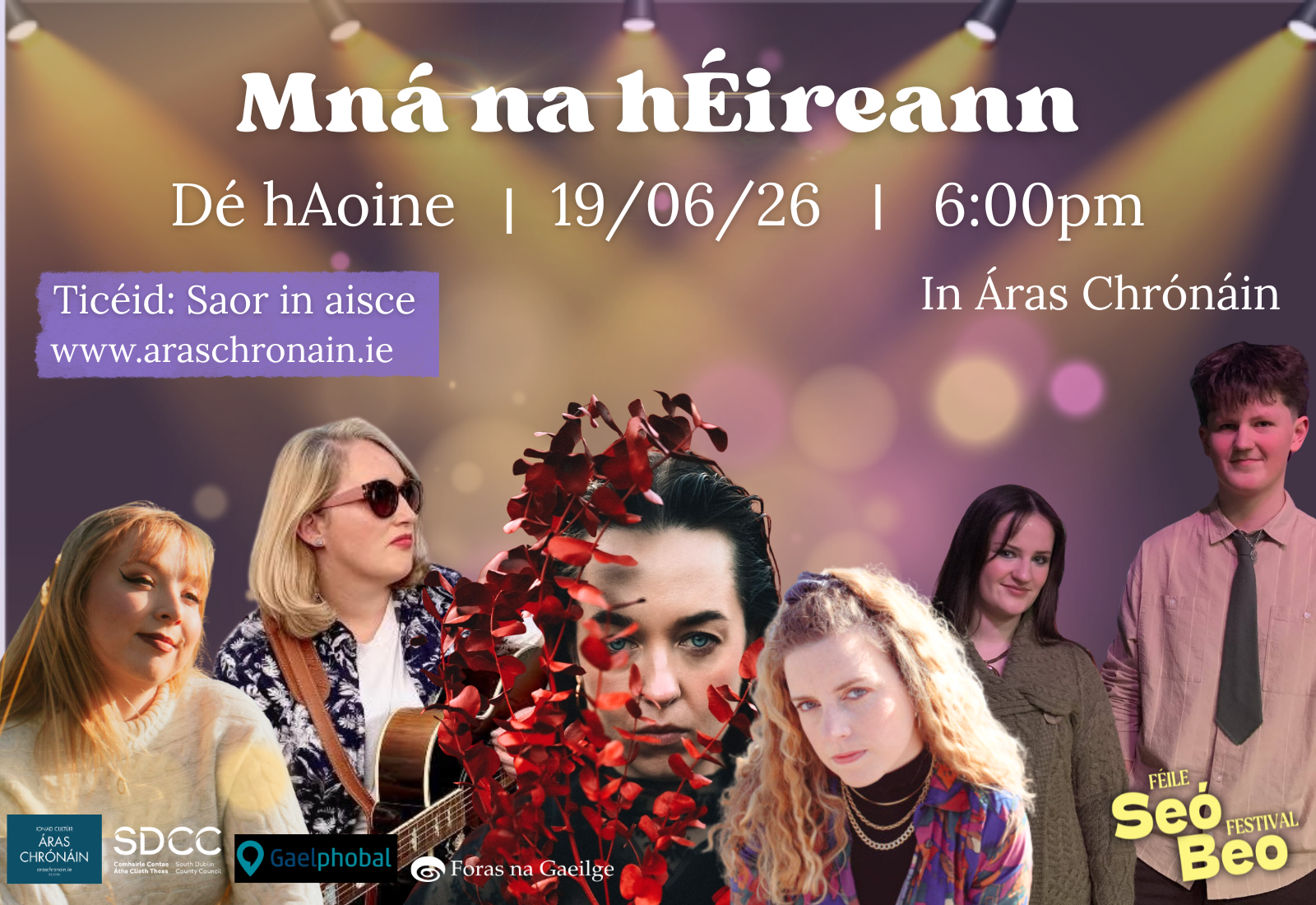 Féile Seó Beo 2026 – Mná na hÉireann – 19.06.2026
