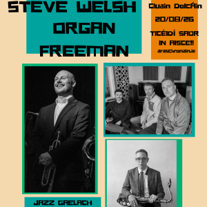 Oíche Jazz le Noel Fortune, Steve Welsh & Organ Freeman 20.8.2026