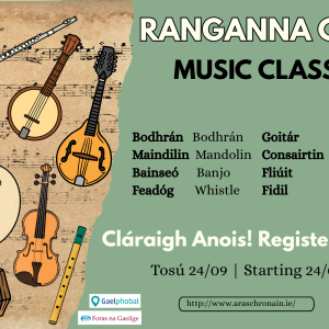 Ceol do Pháistí - Childrens Music Classes - Meán Fómhair - Sept 2026